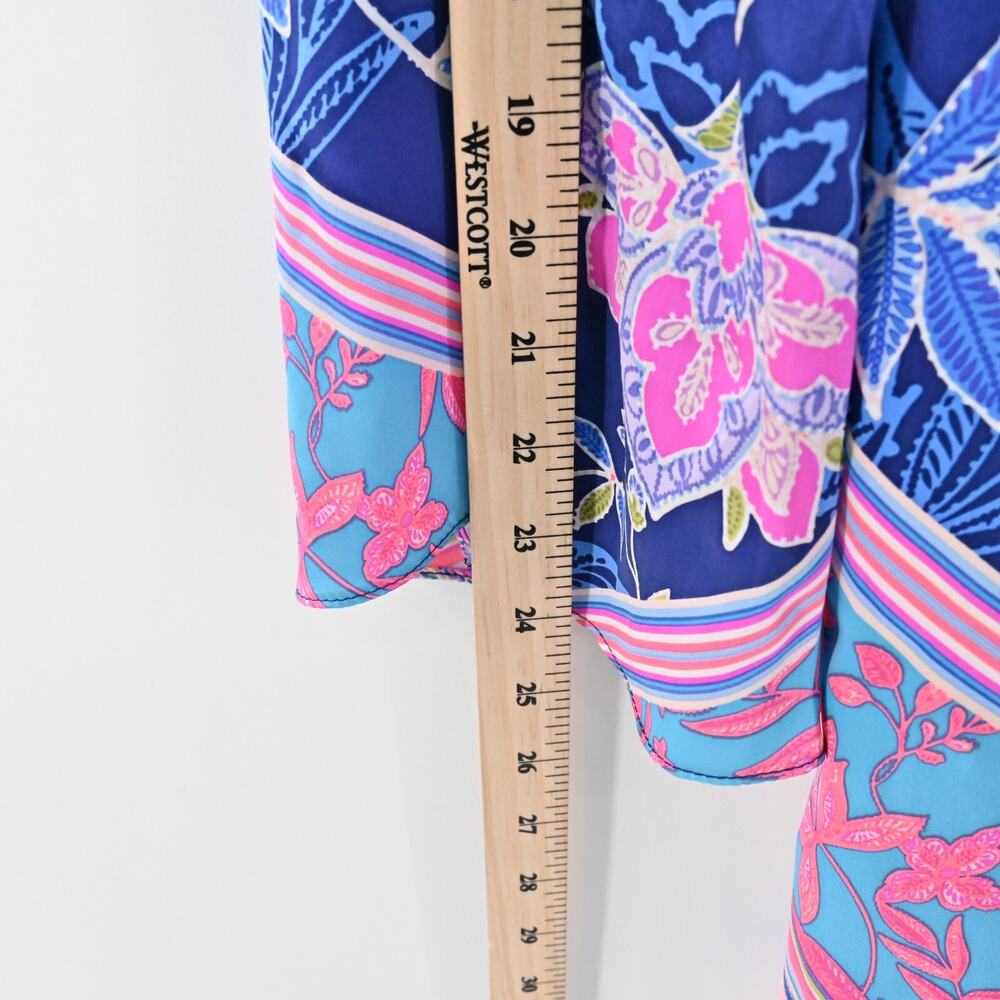 ALICE AND TRIXIE Dress‎ Sz XS Micah Silk Floral Print Long Sleeve Strappy Bright - Picture 12 of 12